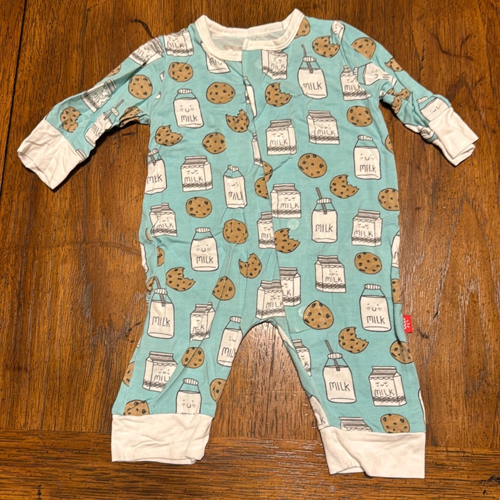Magnetic Me Milk & Cookies Onesies